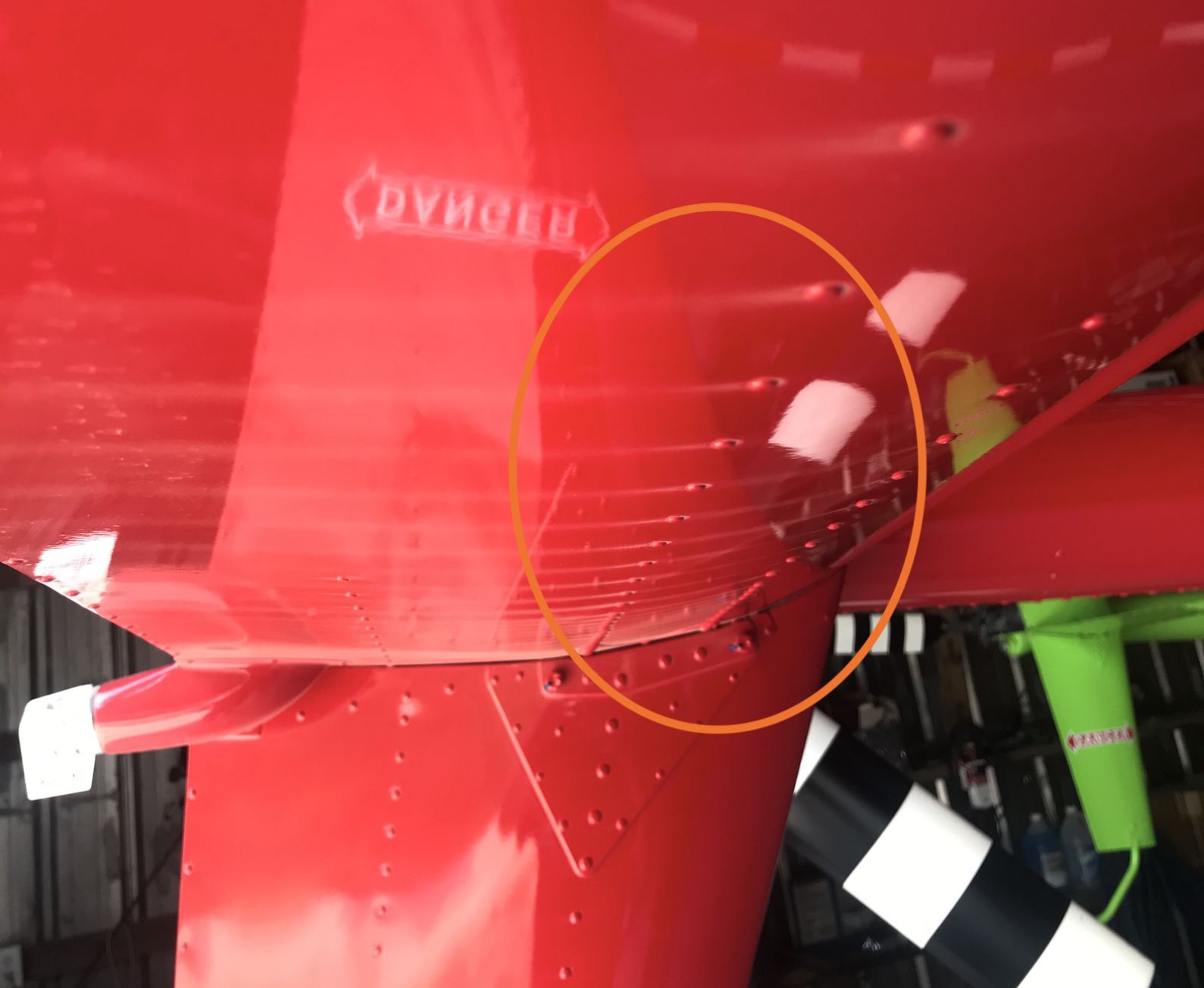 Dust Streaks On Underside Of Lake Ozark Helicopter
